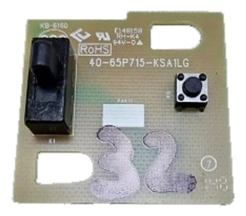 Placa Boton Encendido Tv Tcl L55p725 Nuevo 0
