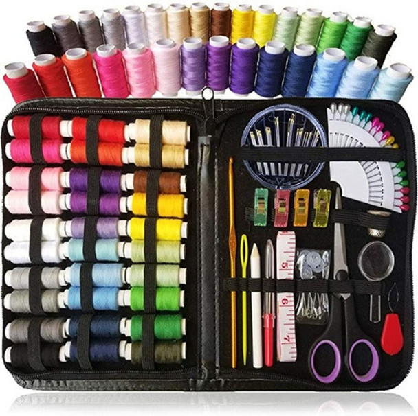 Kit De Costura Multifunções 100pcs Kit De Linha De Agulhas 0