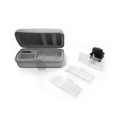 Lupa Galileo Para Armazon De Anteojos Con Luz Y Aumentos 0