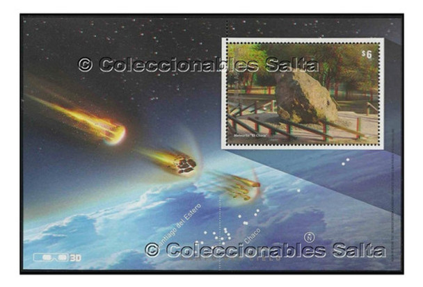 Meteoritos De Campo Del Cielo, Bloque Mint, P/mt 128, Gj Hb 0