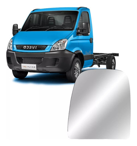 Lente Superior Retrovisor Iveco Daily 2008/... Esquerdo 0