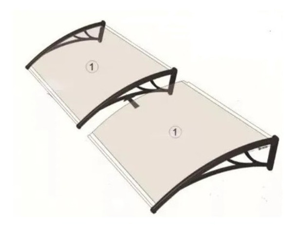 Parasol  Policarbonato 220 X 67cm. ( Escobar ) 0