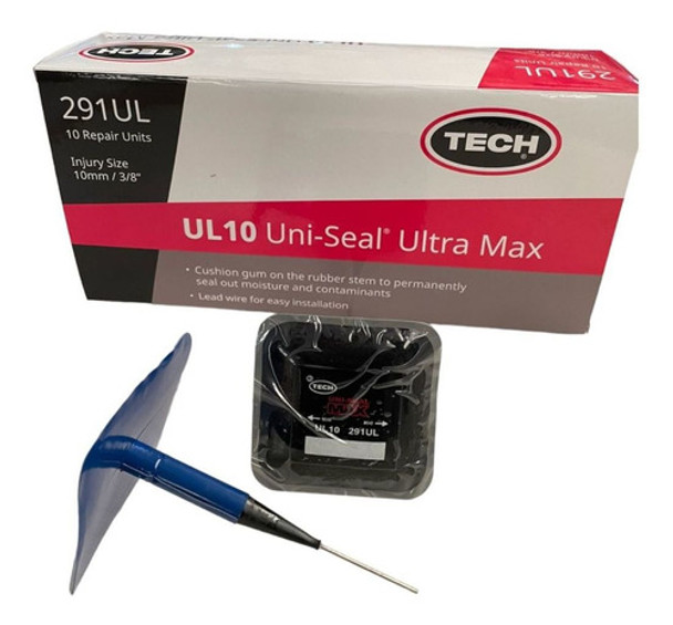 Plug C/base 10mm 291ulch Vulcanização De Pneu Tech Carro Car 0