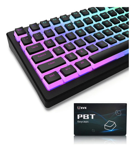 Xvx Pudding Keycaps - Juego De Teclas Pbt De 165 Teclas Per 0