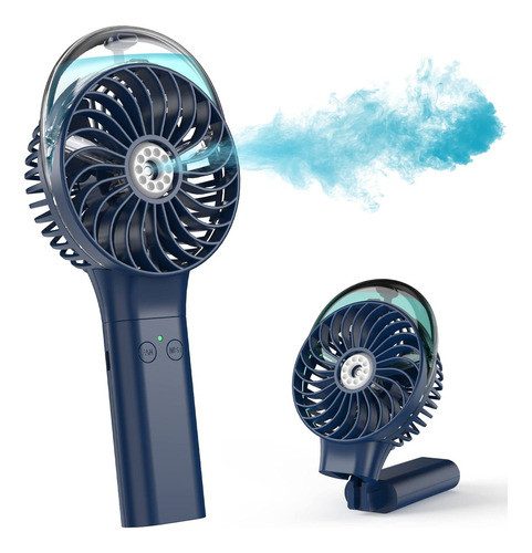 Ventilador Rociador De Mano, Portátil Y Recargable De  Mah. 0
