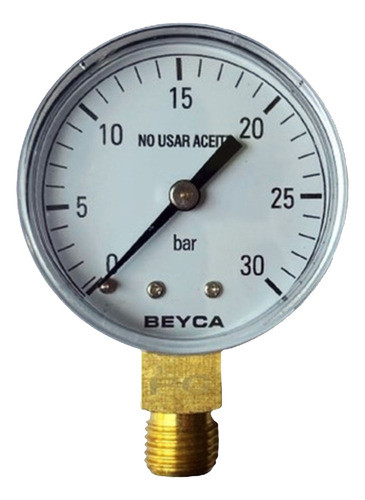Manometro Para Regulador De Oxigeno 0-30 0