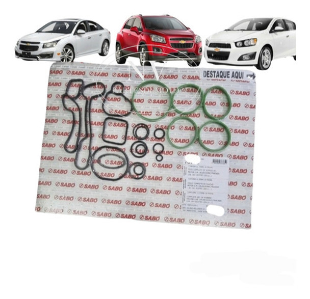 Juego Juntas Enfriador Aceite Y Admisión Chevrolet Cruze 1.8 0