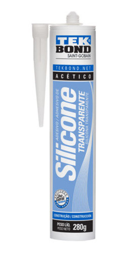 Silicona Transparente Neutro 280ml Tek Bond 0