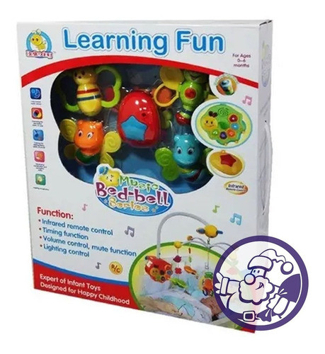 Movil Musical Mariposas Con Control Remoro Learning Fun 0