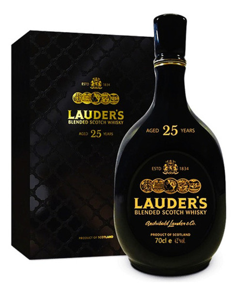 Whisky Lauder's 25 Años 700ml 42% Abv Blended Scotch 0