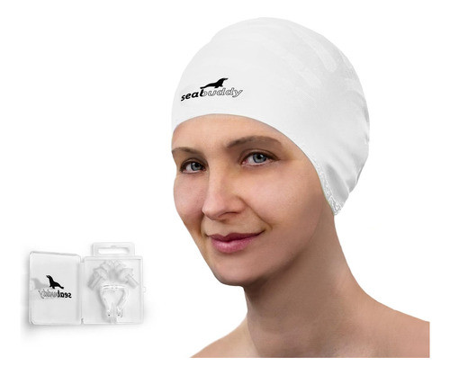 Sealbuddy Gorro Natación Silicona + Clip Nariz + Tapón Oído 0
