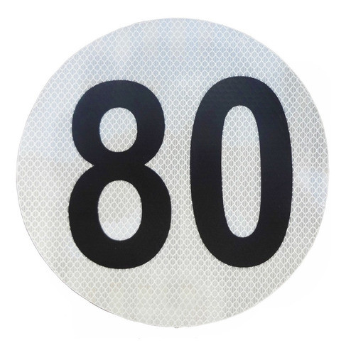 Círculo Reflectivo Máxima Velocidad 80 Homologado 3m 0