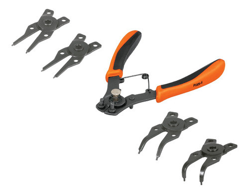 Pinza Para Anillos Seguer Set 4 Cabezas Truper 17355 0