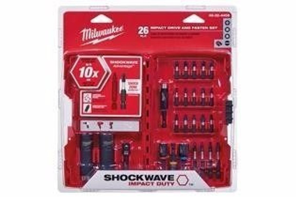 Juego 26 Puntas En Kit Para Atornillador Milwaukee 4832-4408 0