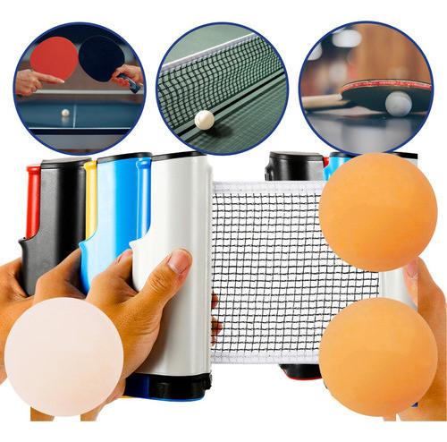 Kit Rede Pingue Pongue Ping Pong Tênis Mesa Mais 3 Bolinha 0