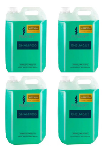 Shampoo + Acondicionador 5 L Super Acido Bidón X 2 Primont 0
