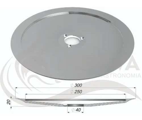 Disco Lâmina Para Cortar Frios Moretti 300 Original 0