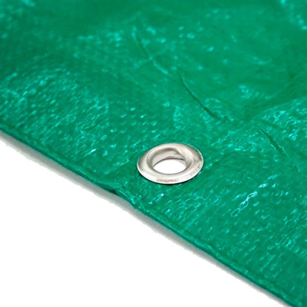 Rafia Lona Cubre Cerco 2x50m Verde Ojal Aluminio Borde Nylon 0