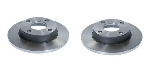 Discos De Freno P/ Ford Ka 96/... Solidos Kit X2 0