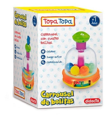 Juego Carrousel De Bolitas Colores Topa Topa - Vamos A Jugar 0