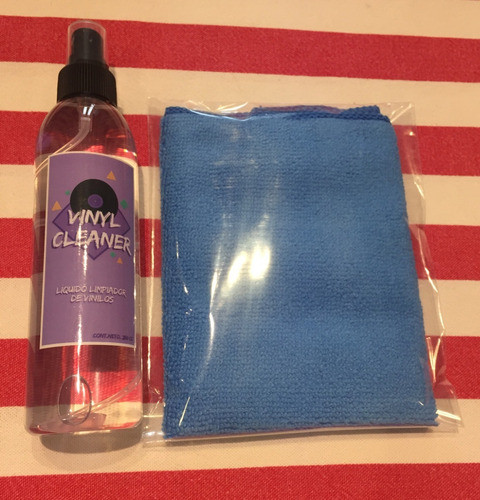 Combo Liquido  Limpiador Para Discos De Vinilo & Paño Mic 0