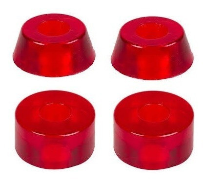 Kit Amortecedor Venture Medio 94a Vermelho - Skate Importado 0