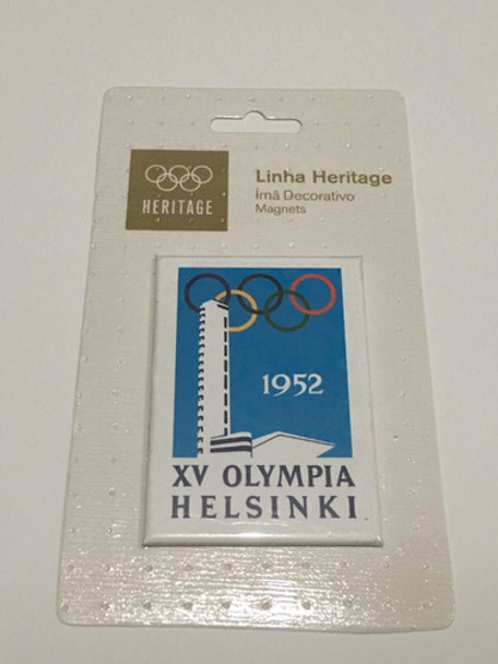 Ímã: Logo Oficial Das Olimpíadas De Helsink, Finlândia 1952 0