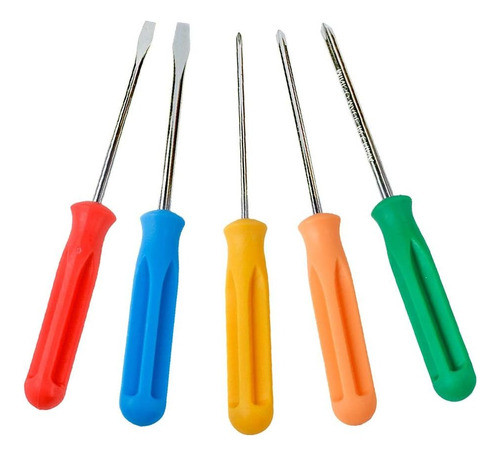 Kit Set 5 Destornillador Basico Presicion Reparaciones 0