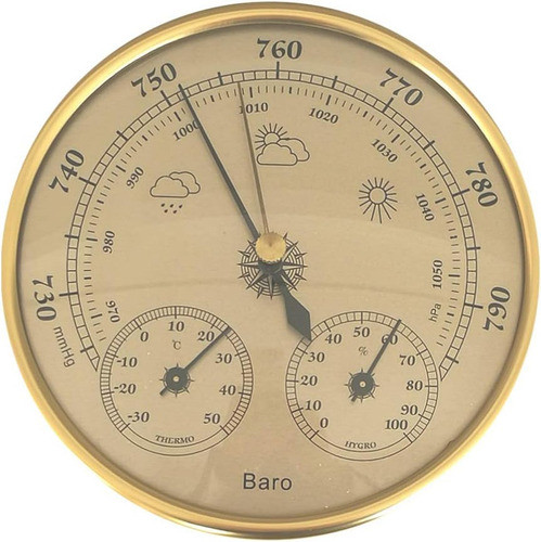3 Em1 Termômetro, Barômetro, Higrômetro, Estação 0
