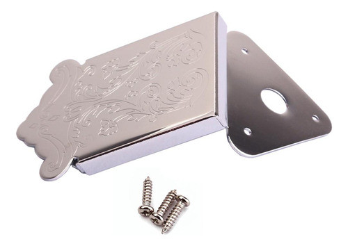 Mandolin Tailpiece Hole Back Para 3-6 Strings Box Guitar 0