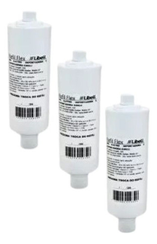 Filtro Flex Purificador Acquaflex Original Libell 3 Refil 0