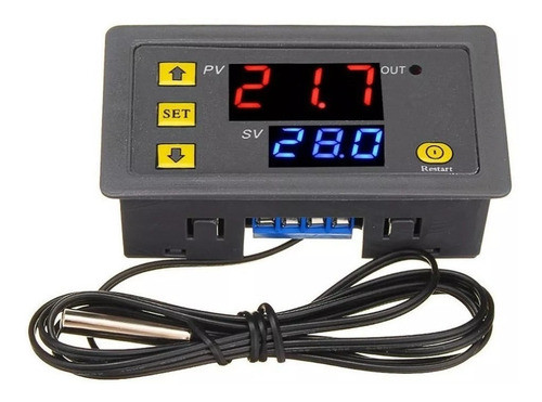 Controlador Digital De Temperatura 12v Termostato Chocadeira 0
