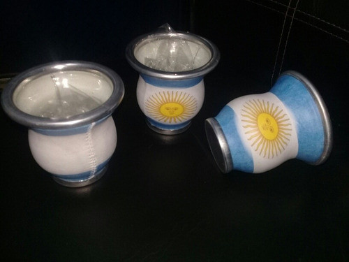 Mate Vidrio Bandera Argentina 0