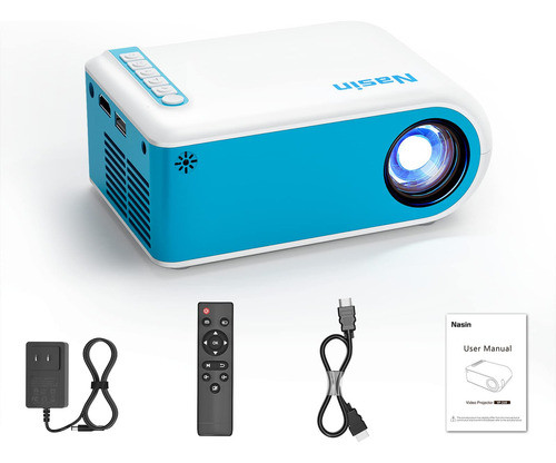 Mini Proyector, Proyector De Video Nasin Compatible Con 1080 0