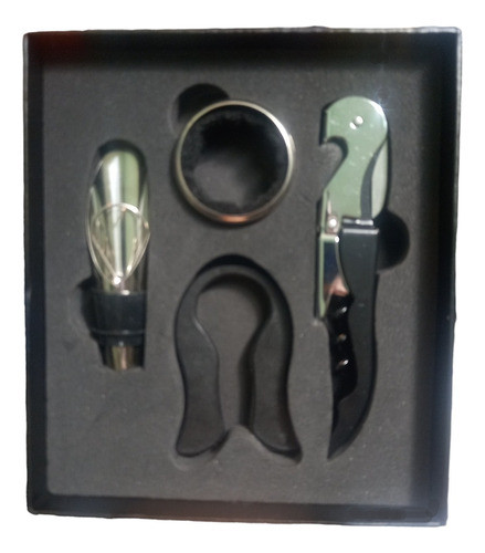 Set De Vino En Cajita Rectangular X4 Piezas 0