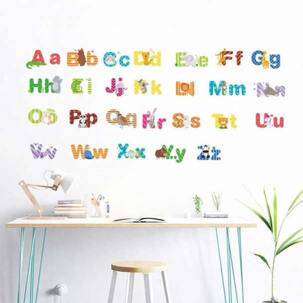 Vinilo Decorativo Pared [7p1km4l4] Abecedario 0