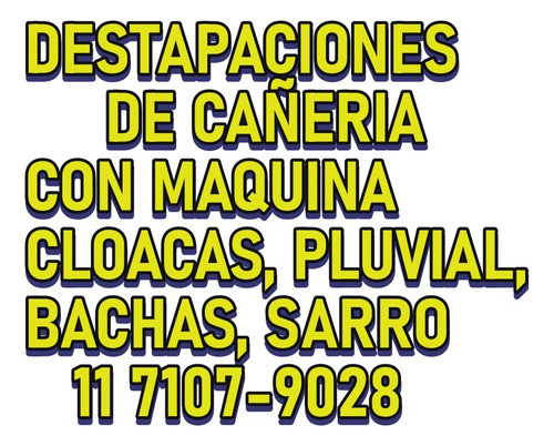 Destapacion De Cañeria Con Maquina En Parque Chacabuco%% 0