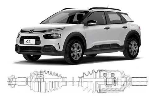 Semi Eixo Lado Esquerdo C4 Cactus 1.6 Automatico 2019 2020 0