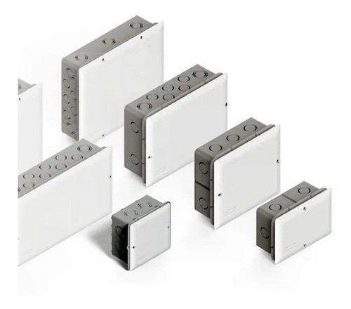 Caja De Pase Embutir Pvc 10x10 061010 Genrod O. 0