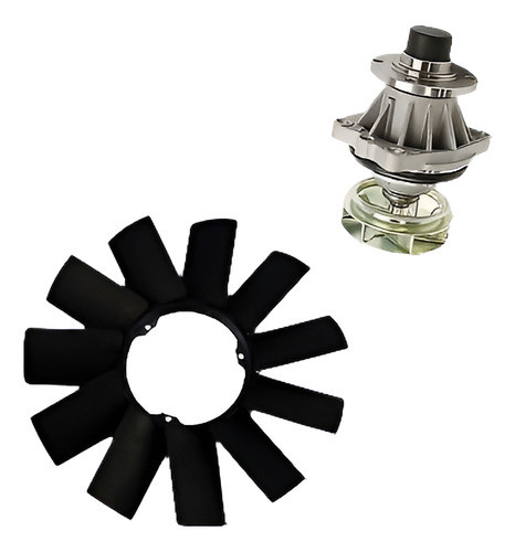 Bmw E36 E39 E46 Agua Bomba Ventilador Blade 3,5,7 E34 E32 Se 0