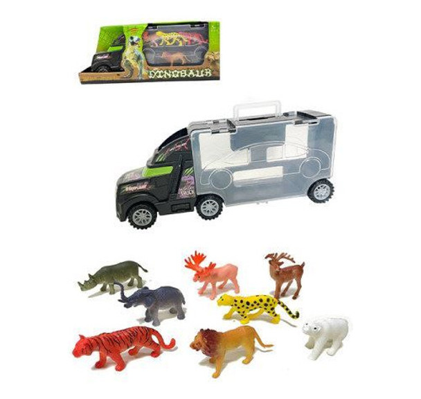 Auto Contenedor Con Valija  Y Animales 0