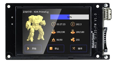 Display Impressora 3d  Makerbase Mks Tft35 3,5 Pol. 0