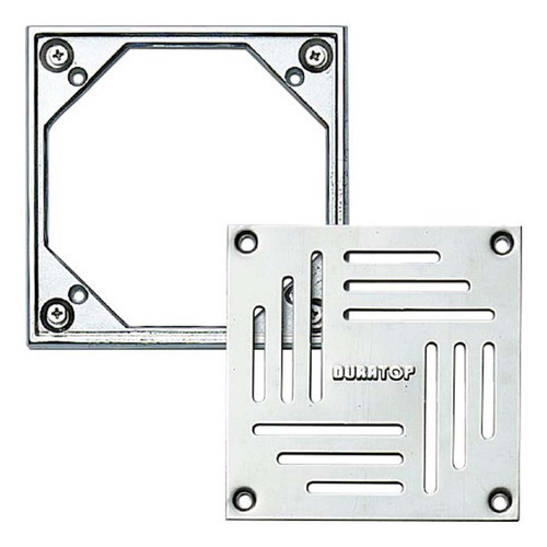 Marco Con Reja Acero Inox 20x20 Cm Duratop Dema 10-500352200 0