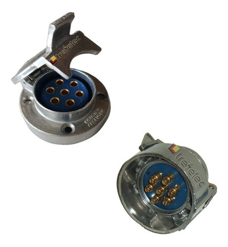 Ficha Enchufe Base Triler Acoplado Semi Trailer 7 Puntos 0