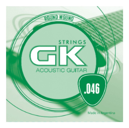 Cuerda Para Guitarra Acústica Gk 046 Sexta X 12 Unidades 0