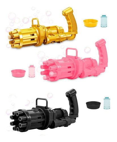 Pistola De Burbujas Electrica Boom En Tik Tok Novedad Niños 0