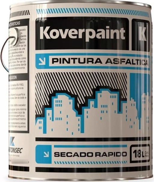 Pintura Asfaltica 18lts Secado Rapido Base Solvente Megaflex 0