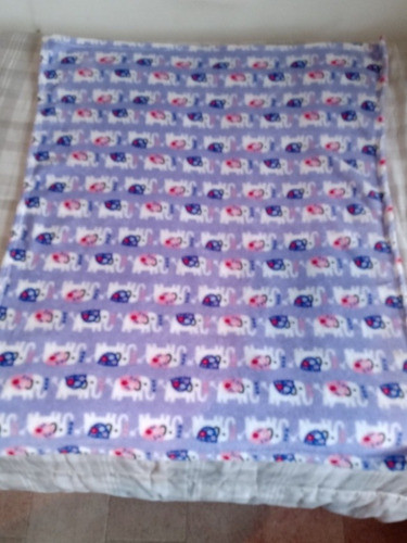 Manta Bebe Microfibra Estampada 70x100cm 0