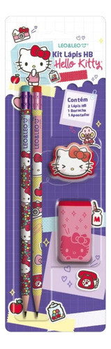 Kit Hello Kitty Lápis Hb - Leo&leo 0