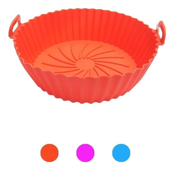 Canasto Silicona Para Freidora D17x5cm Surtido 0